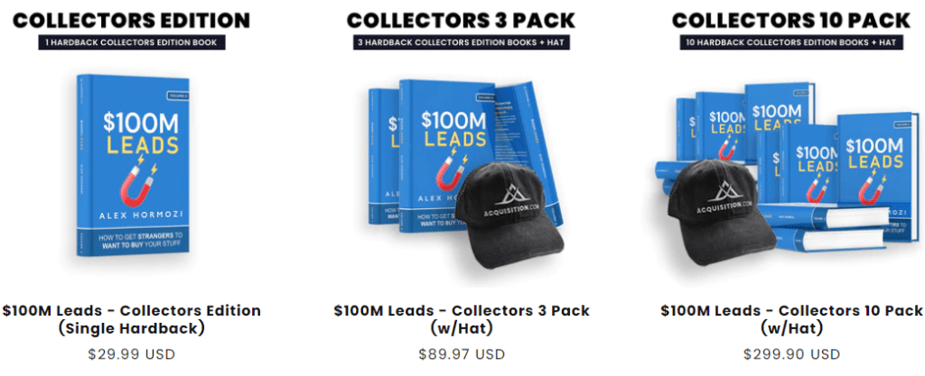 $100M Leads - Collectors Edition (Single Hardback)